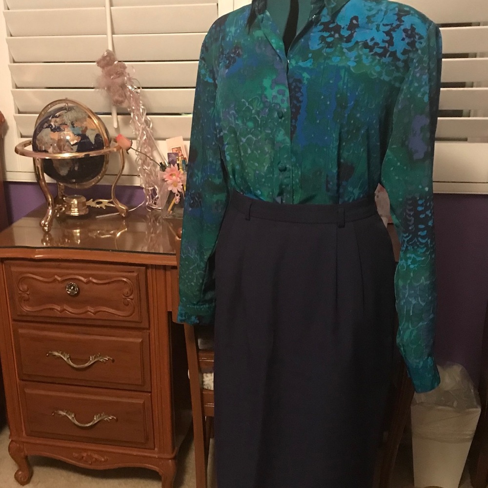 PM11012 Vintage ALine Skirt by Worthington Size 12